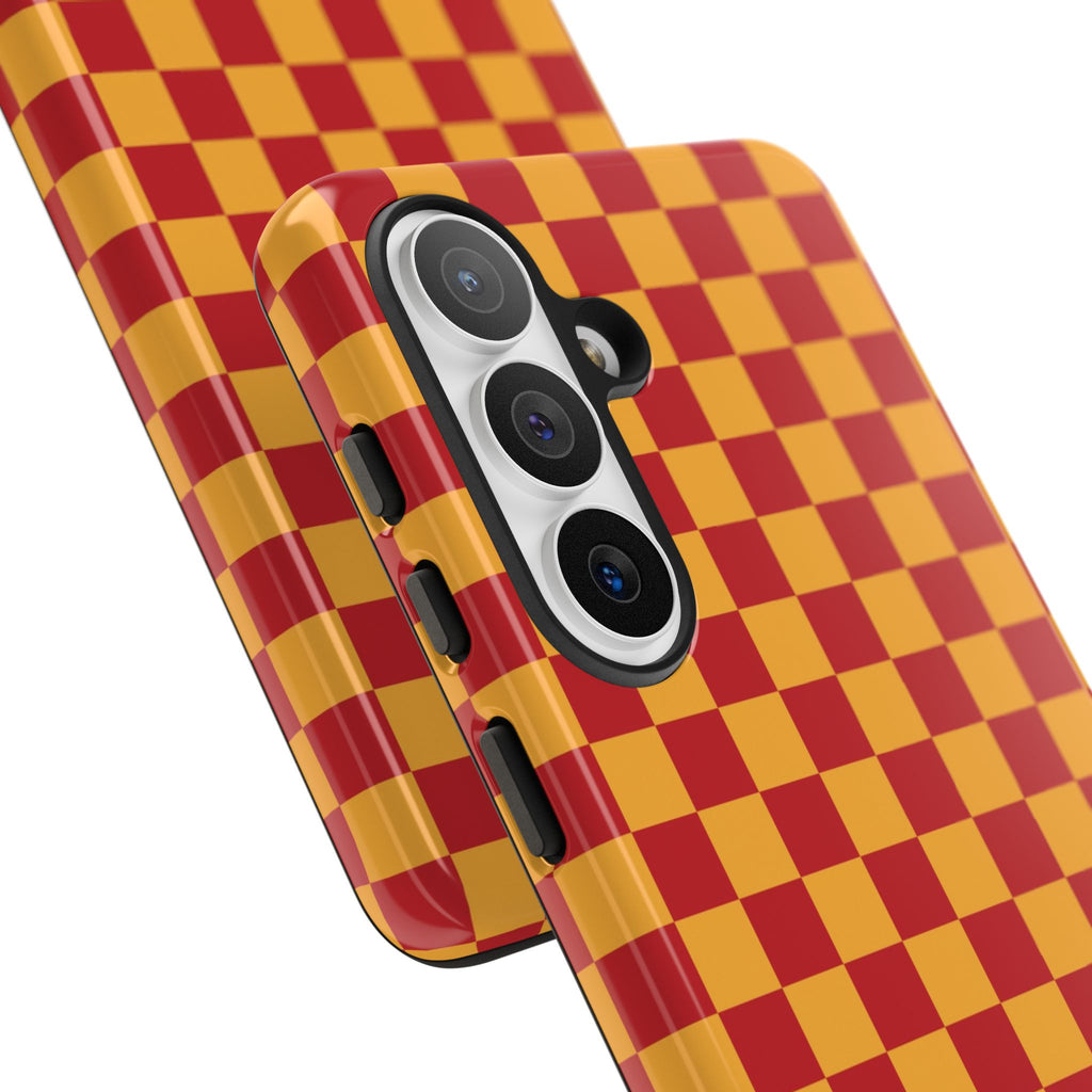 Checked - Red/Yellow