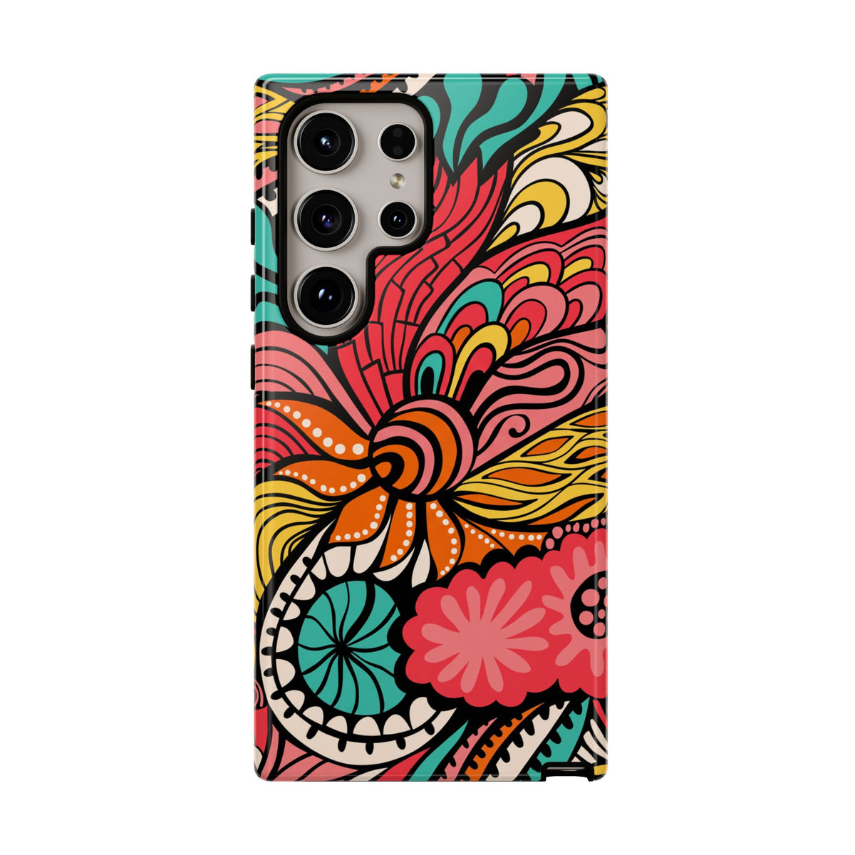 Abstract - Orange/Blue/Pink