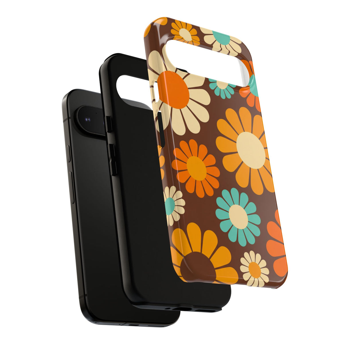 Flowers - Brown/Yellow