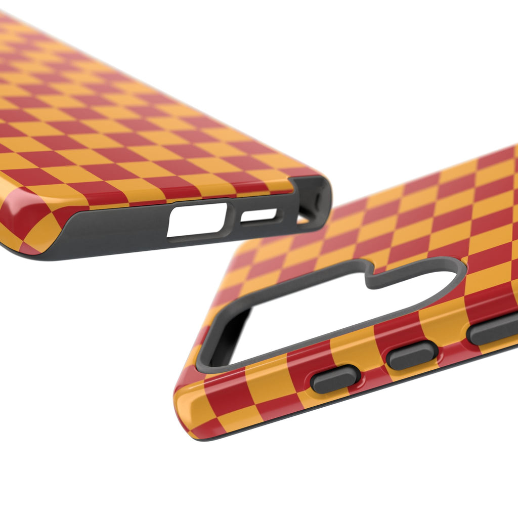 Checked - Red/Yellow