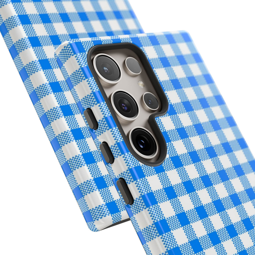 Checked - Blue