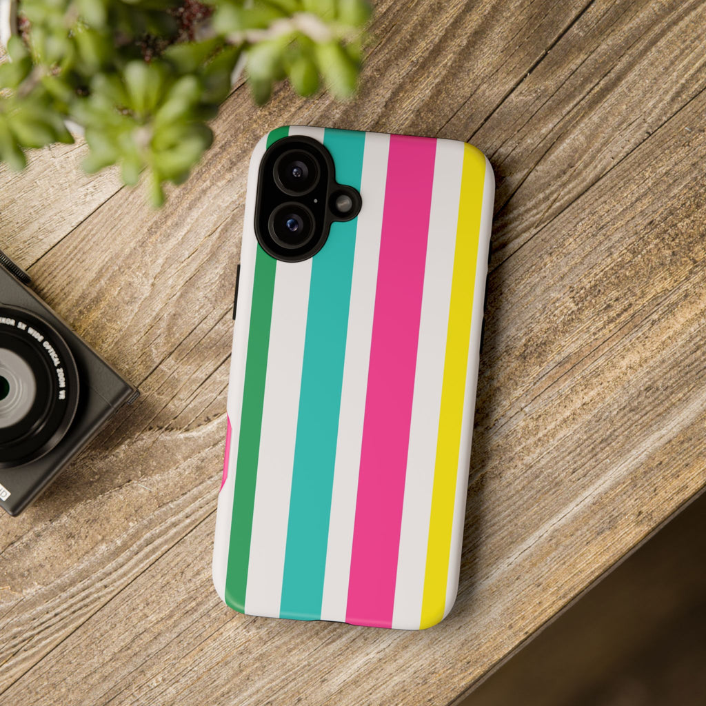 Candy Stripes - Pink/Yellow/Green