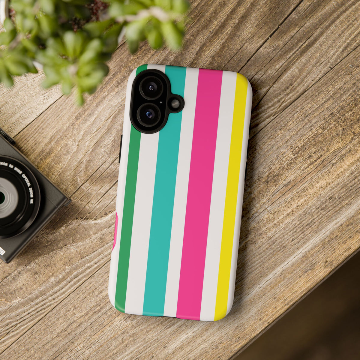 Candy Stripes - Pink/Yellow/Green