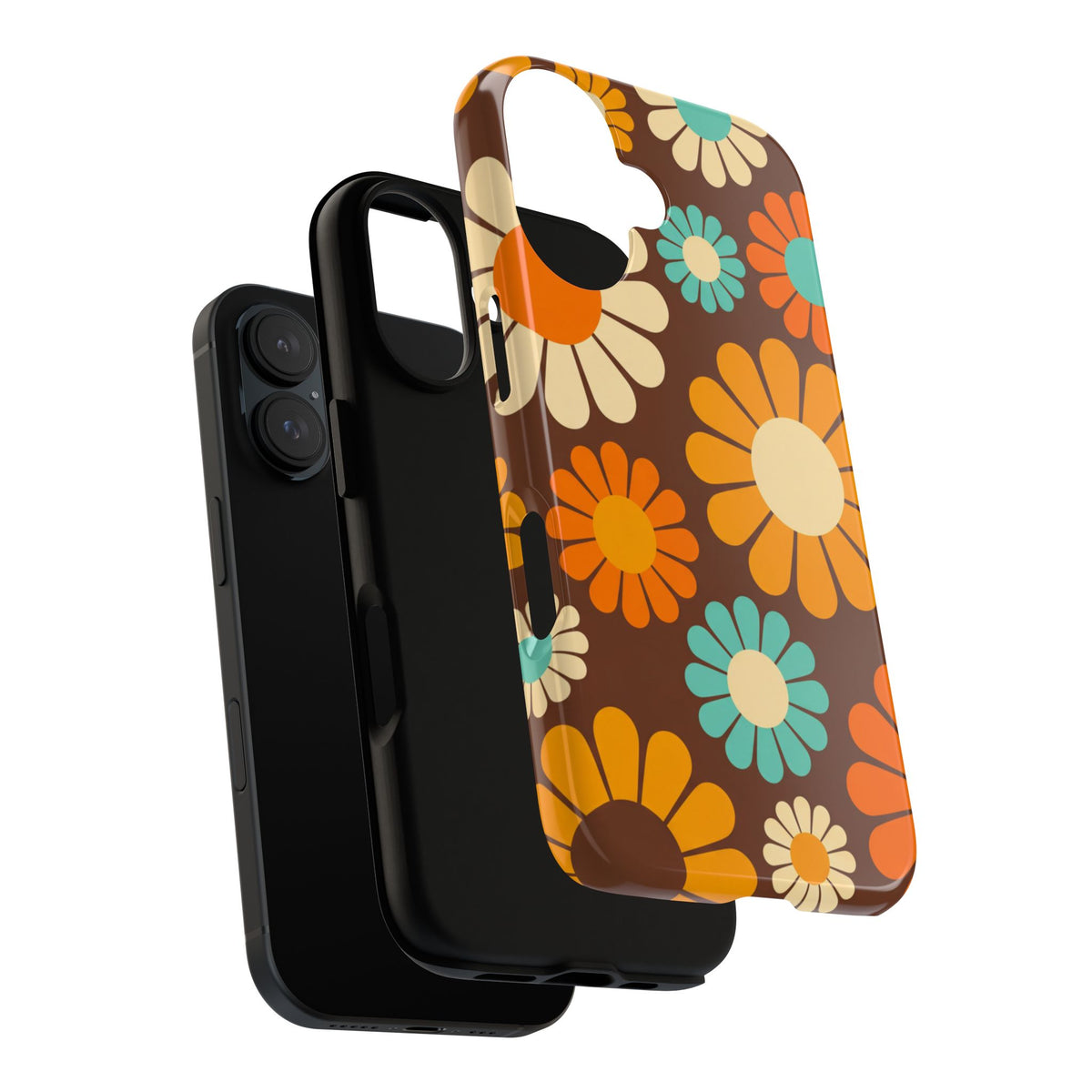 Flowers - Brown/Yellow