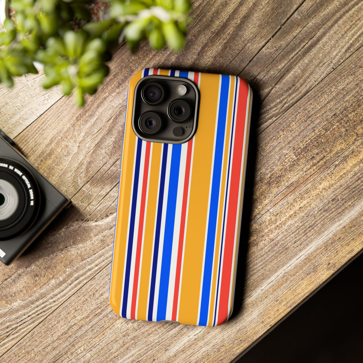 Candy Stripes - Yellow/Blue