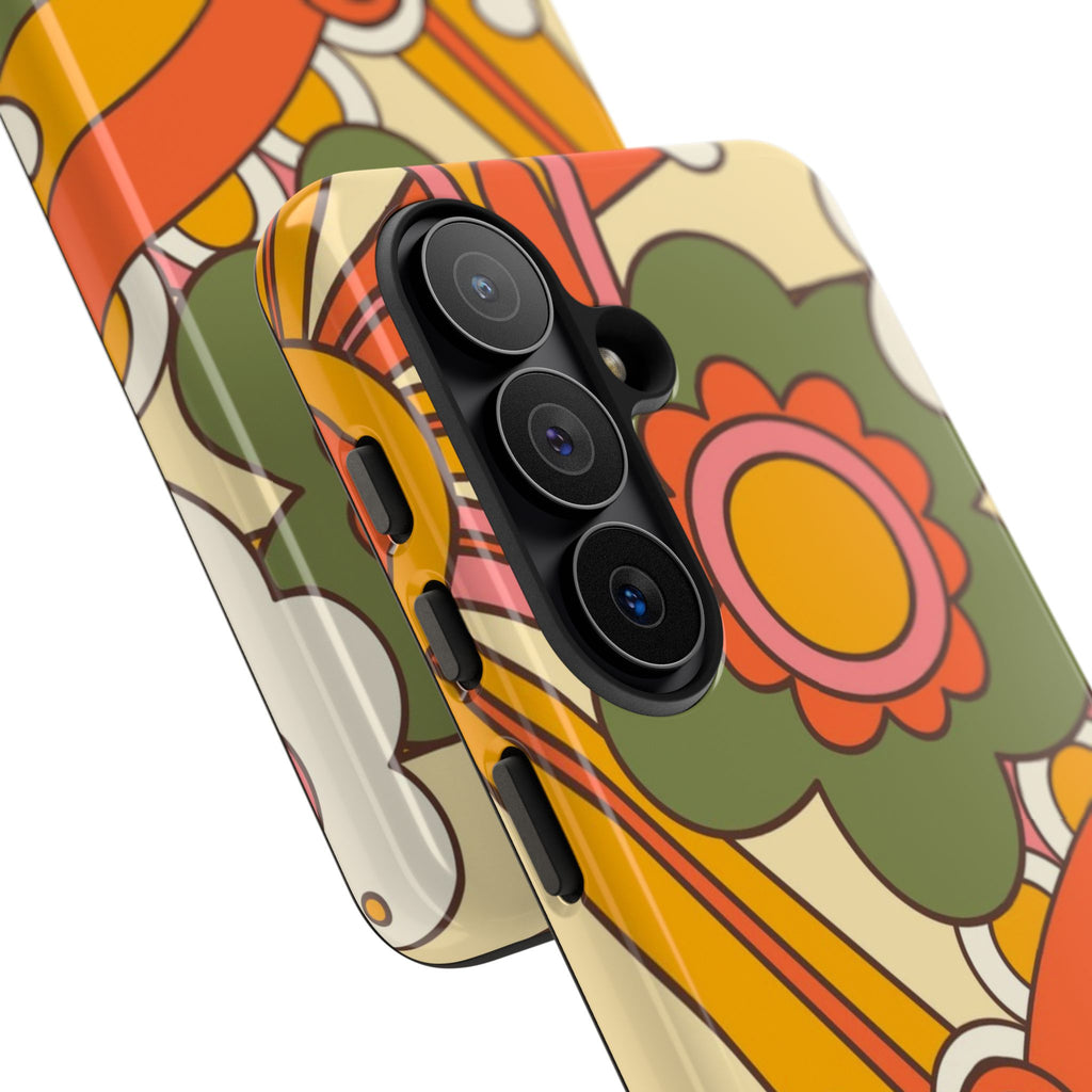 60's Wallpaper - Pink/Green