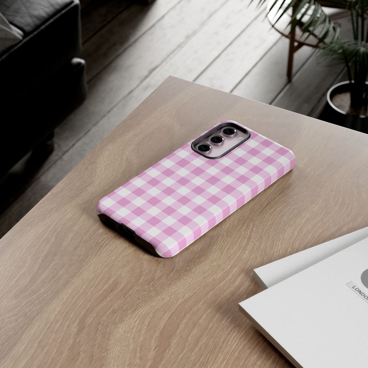 Checked - Pink