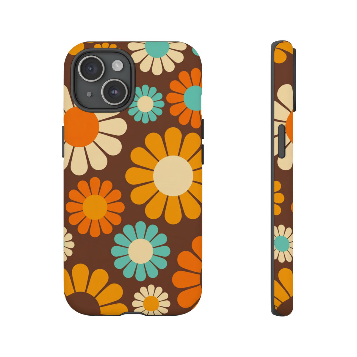 Flowers - Brown/Yellow