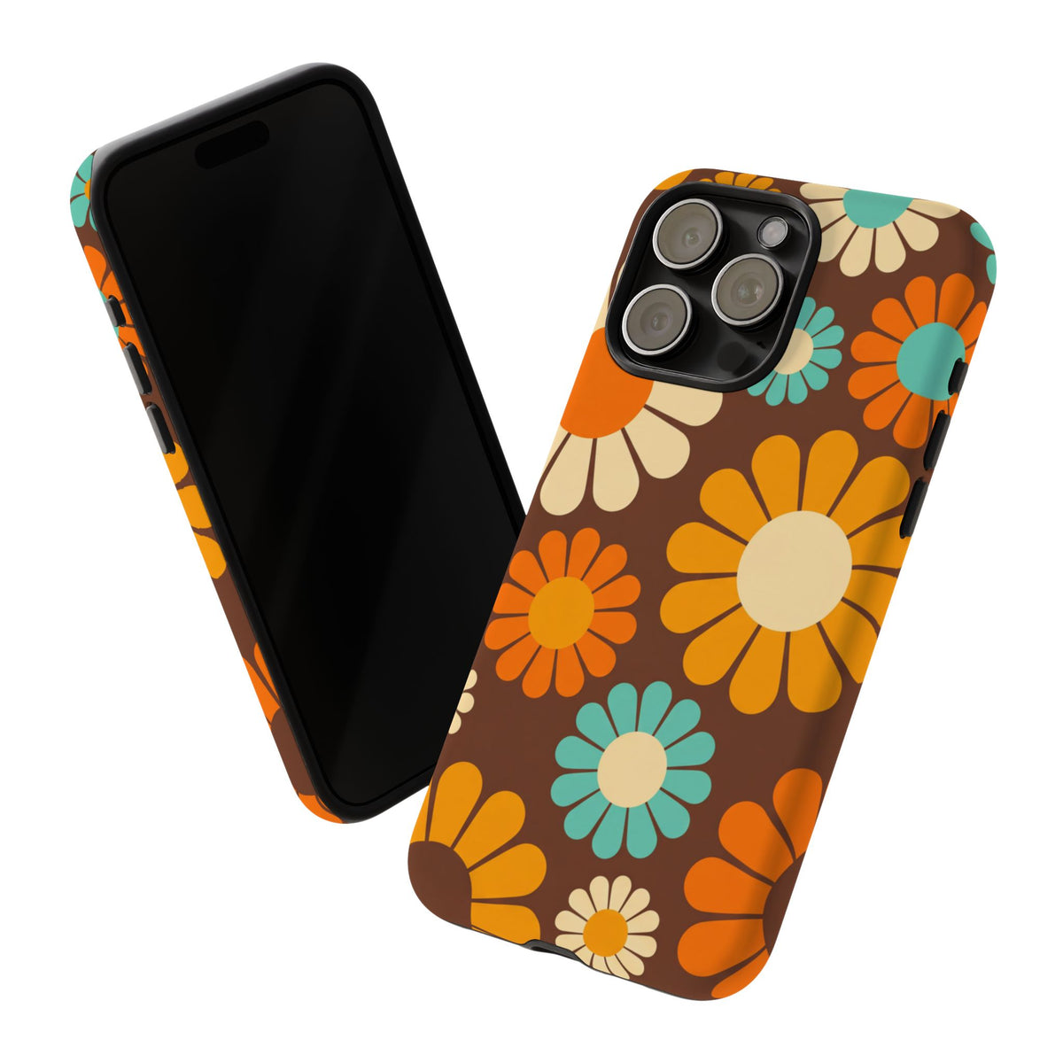 Flowers - Brown/Yellow