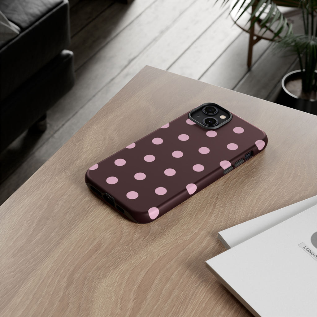 Spotted - Pink/Brown