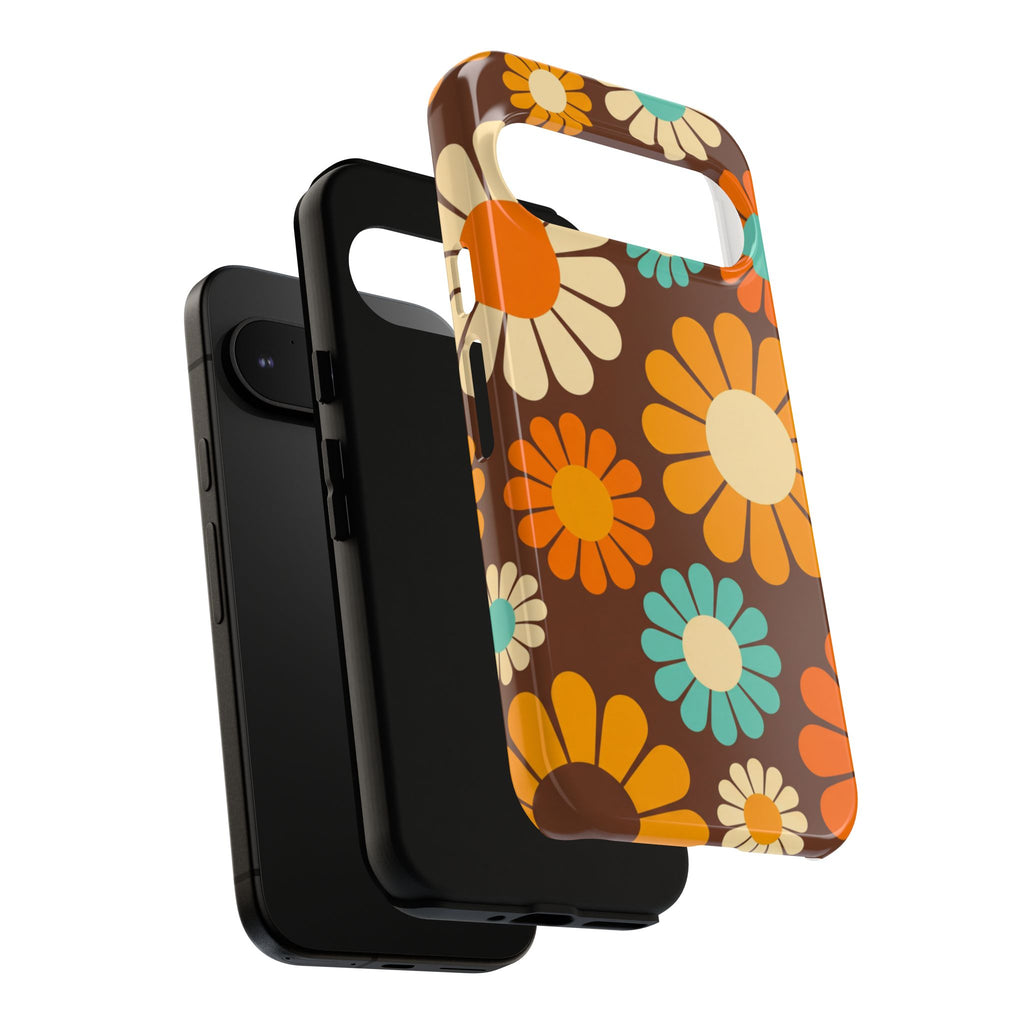 Flowers - Brown/Yellow