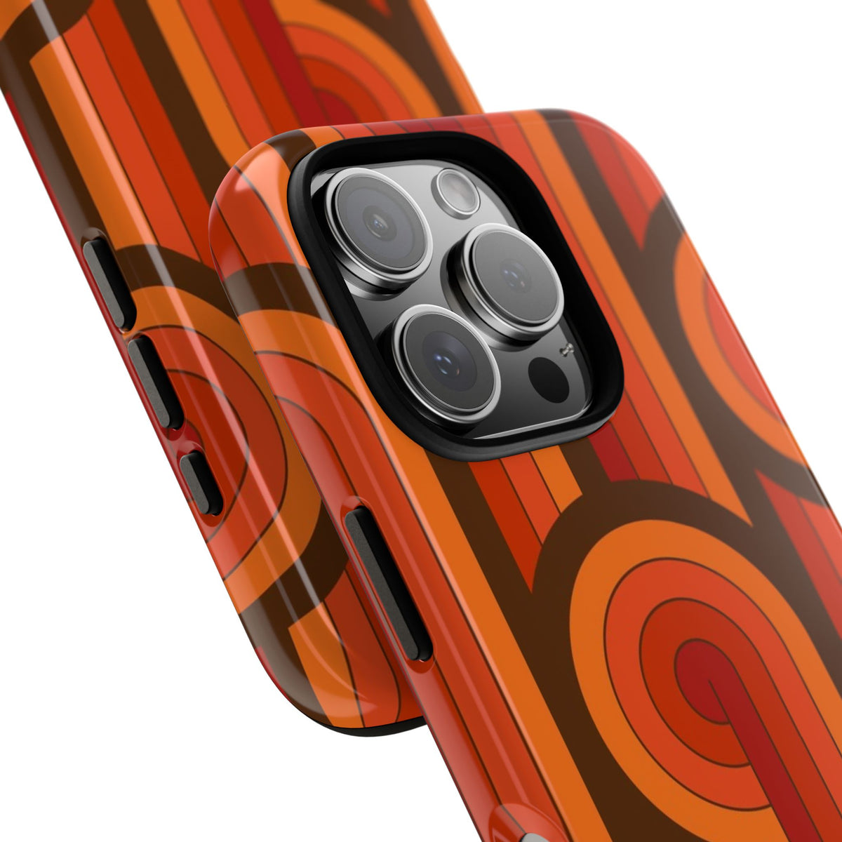 60's Wallpaper - Orange/Brown