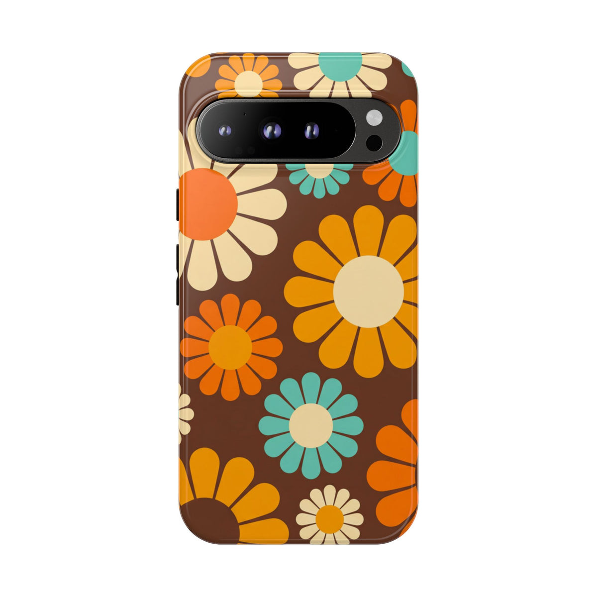Flowers - Brown/Yellow