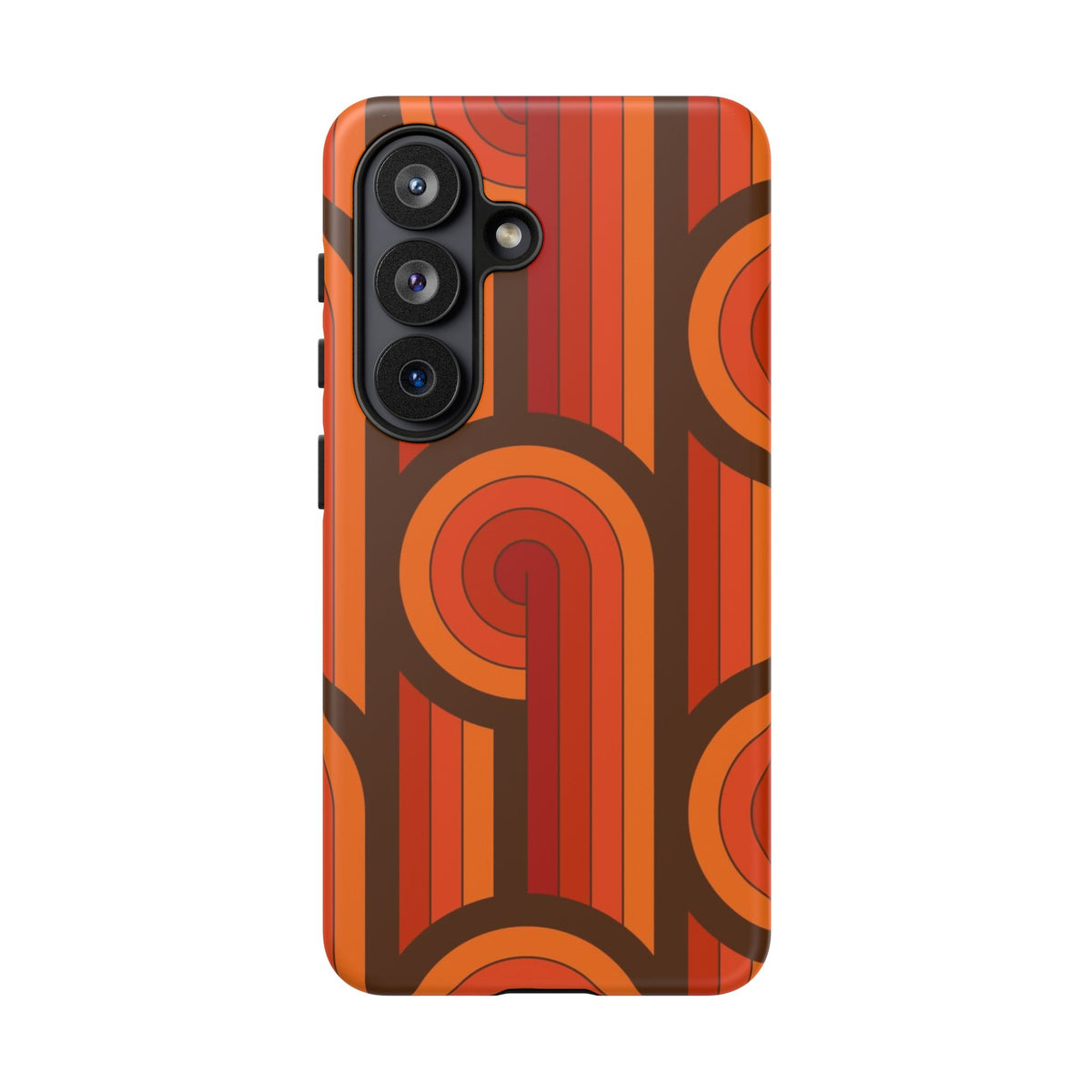 60's Wallpaper - Orange/Brown
