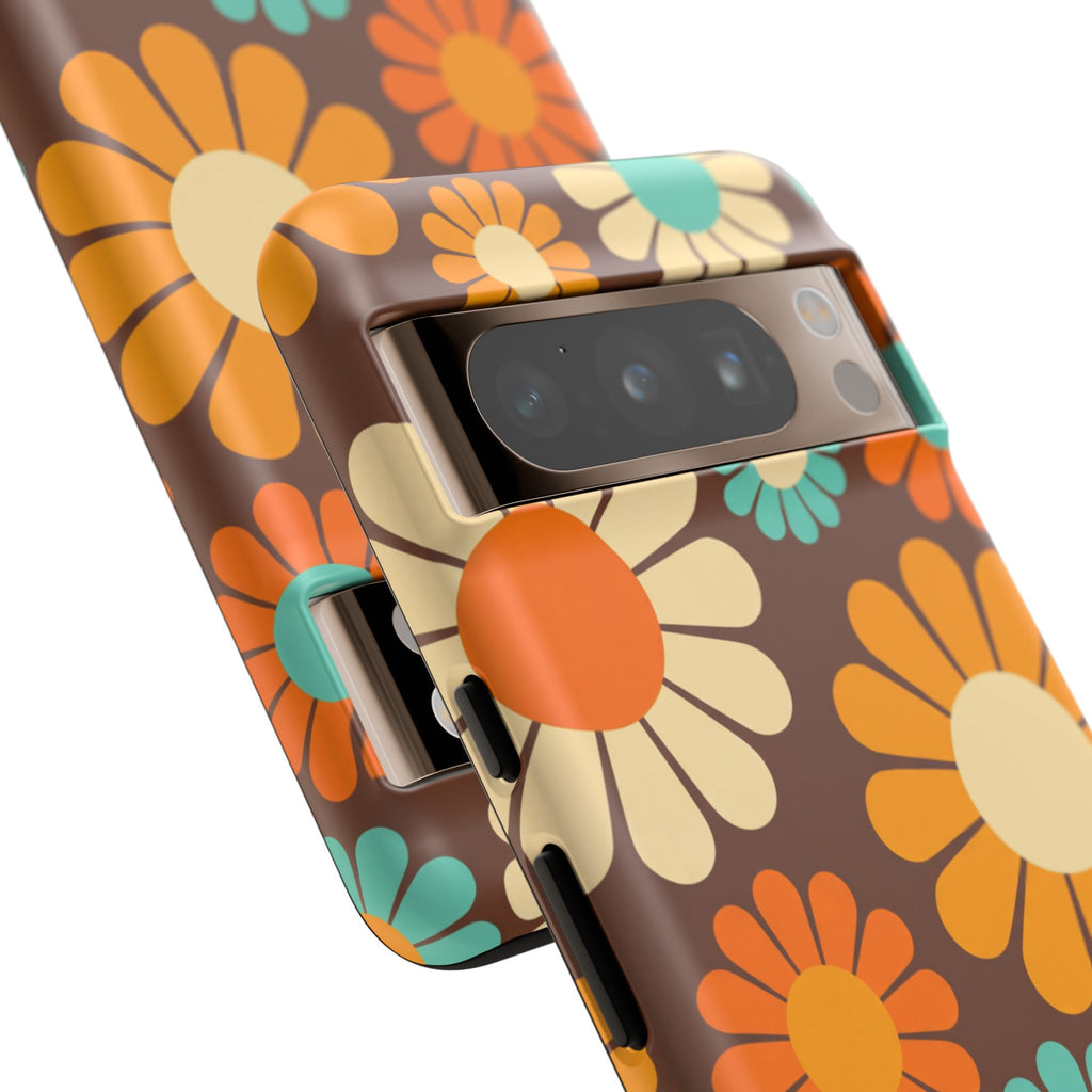 Flowers - Brown/Yellow