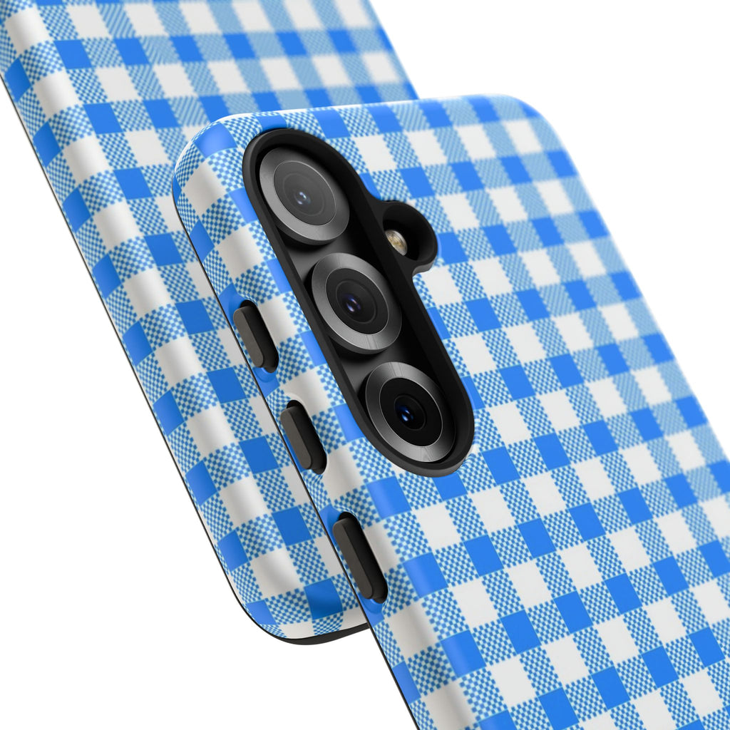 Checked - Blue