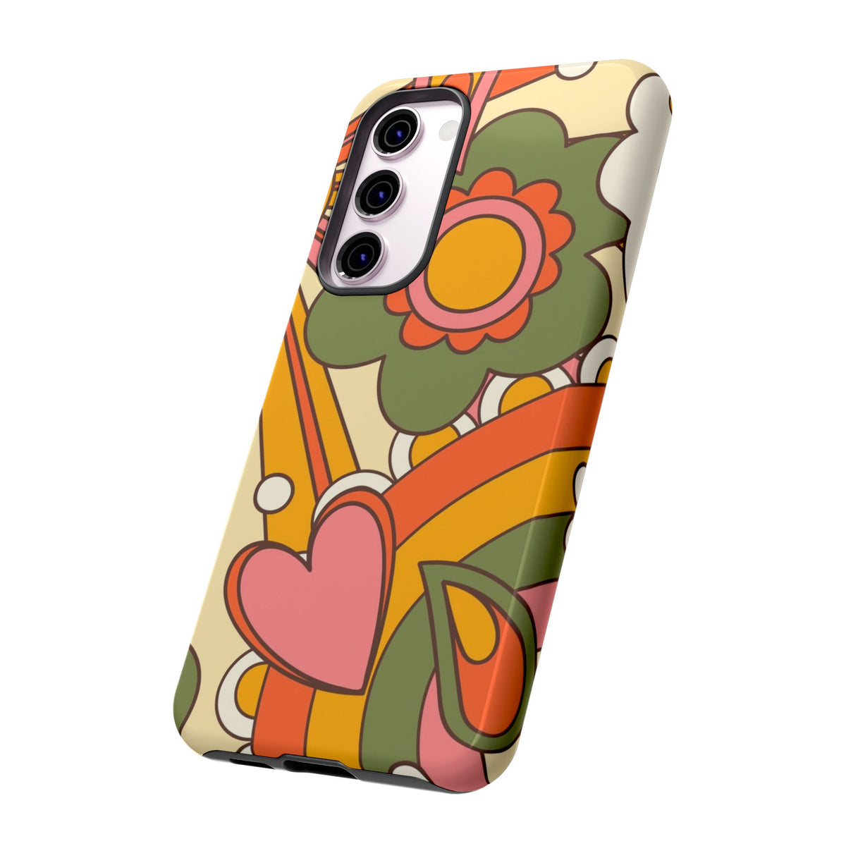 60's Wallpaper - Pink/Green