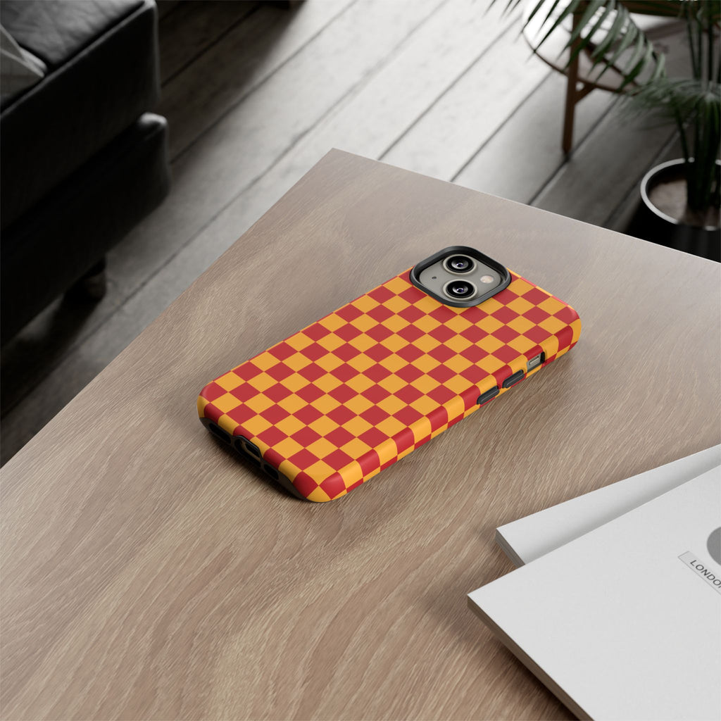 Checked - Red/Yellow