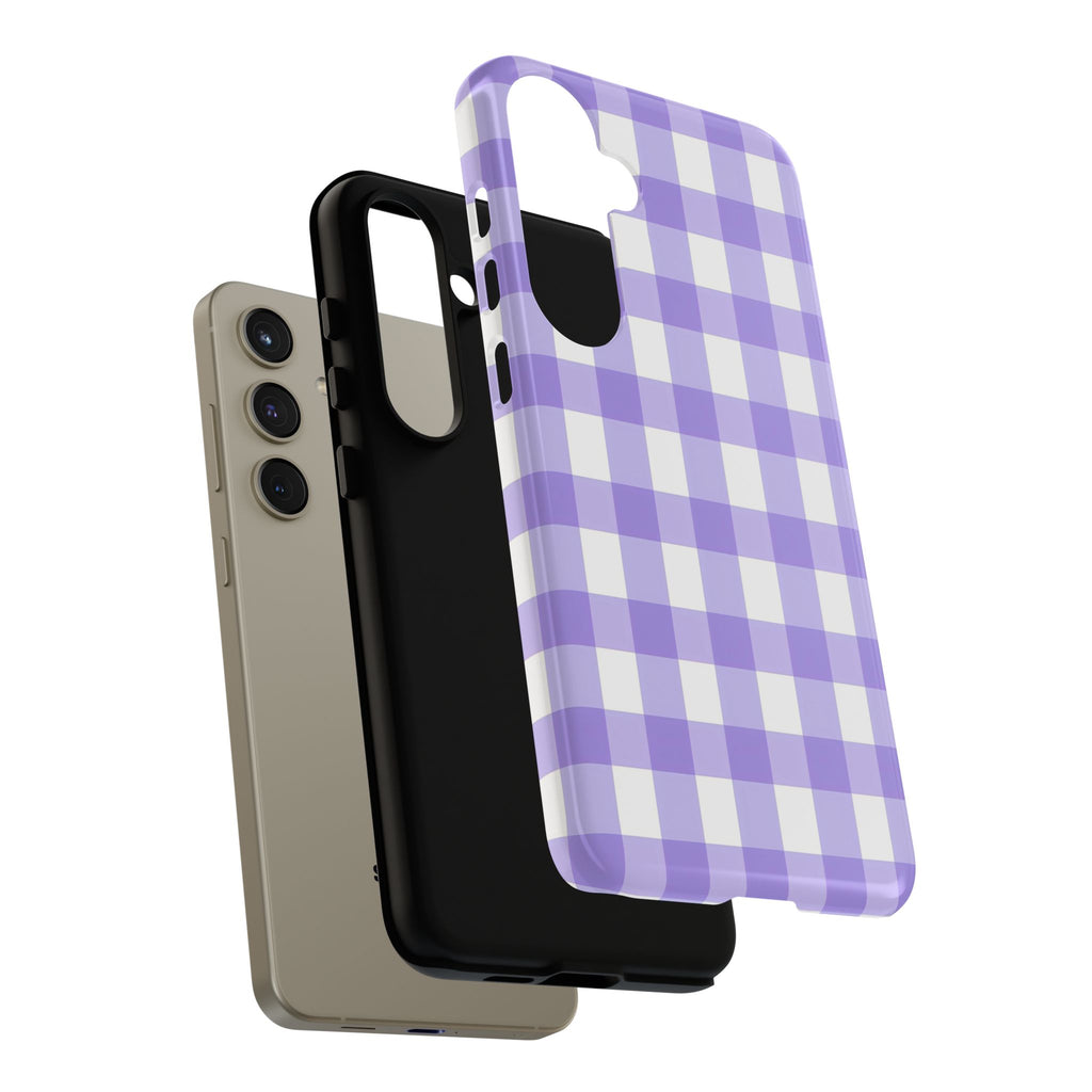Checked - Lavender