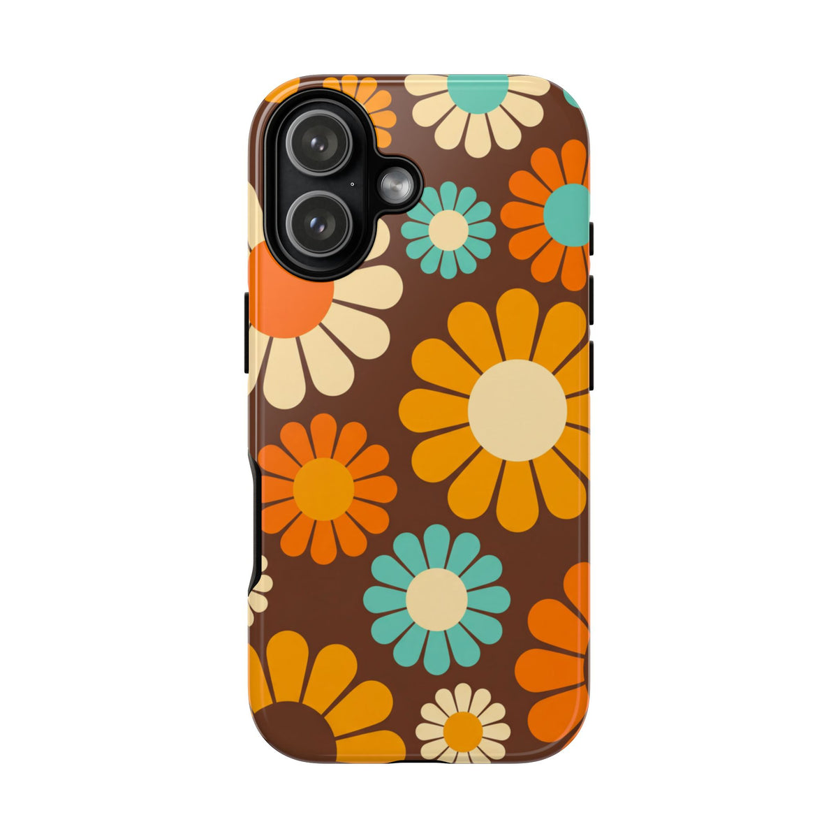Flowers - Brown/Yellow