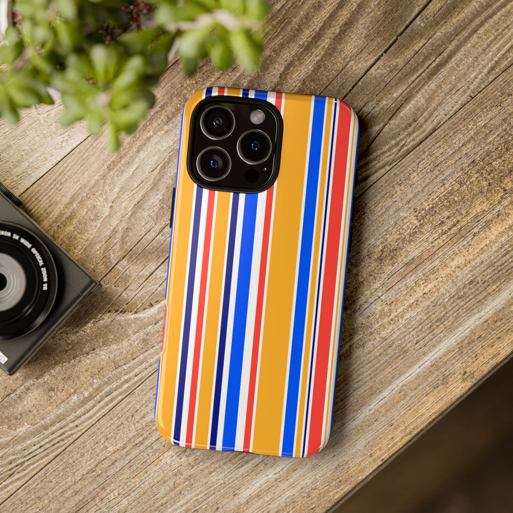 Candy Stripes - Yellow/Blue