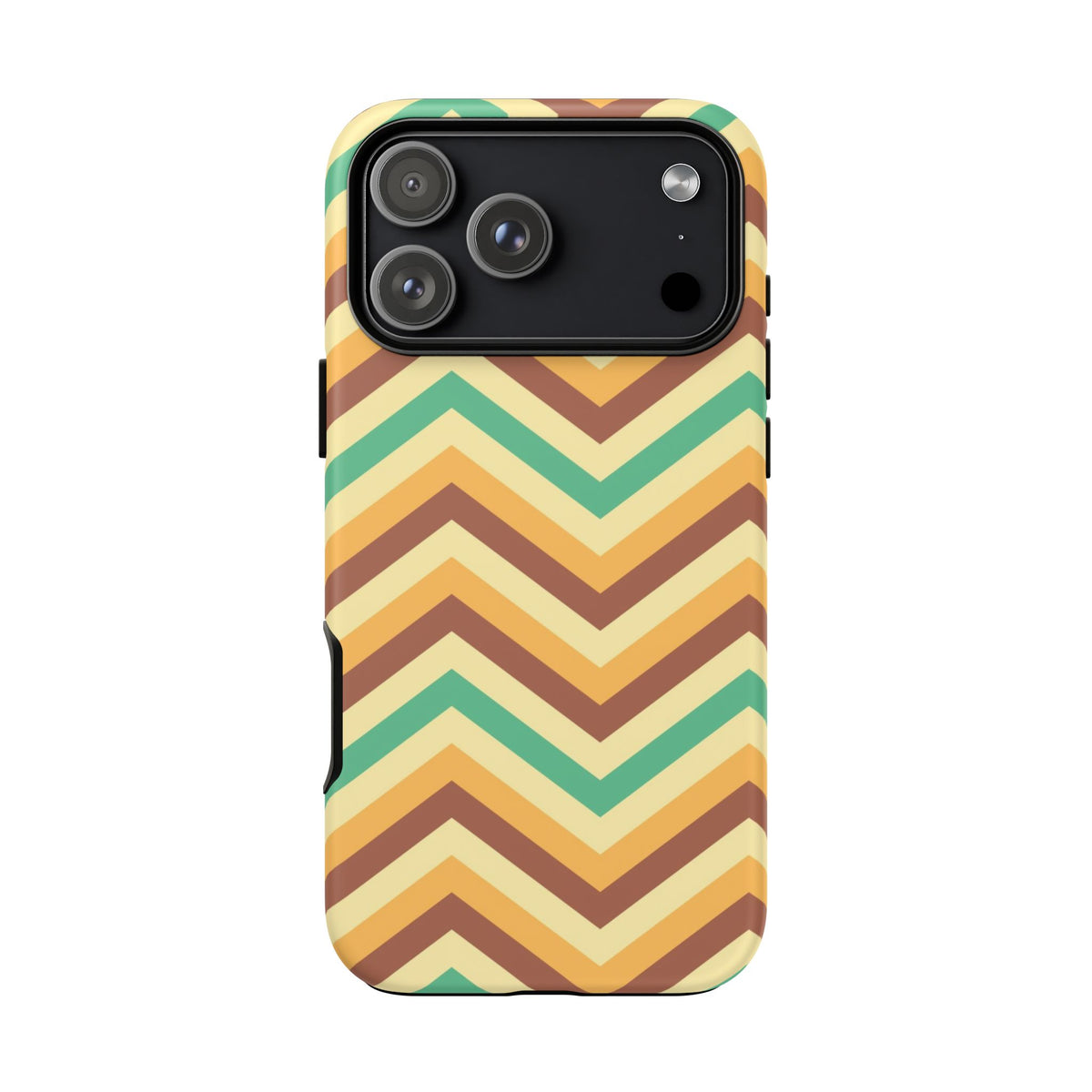 Zig Zags - Brown/Green