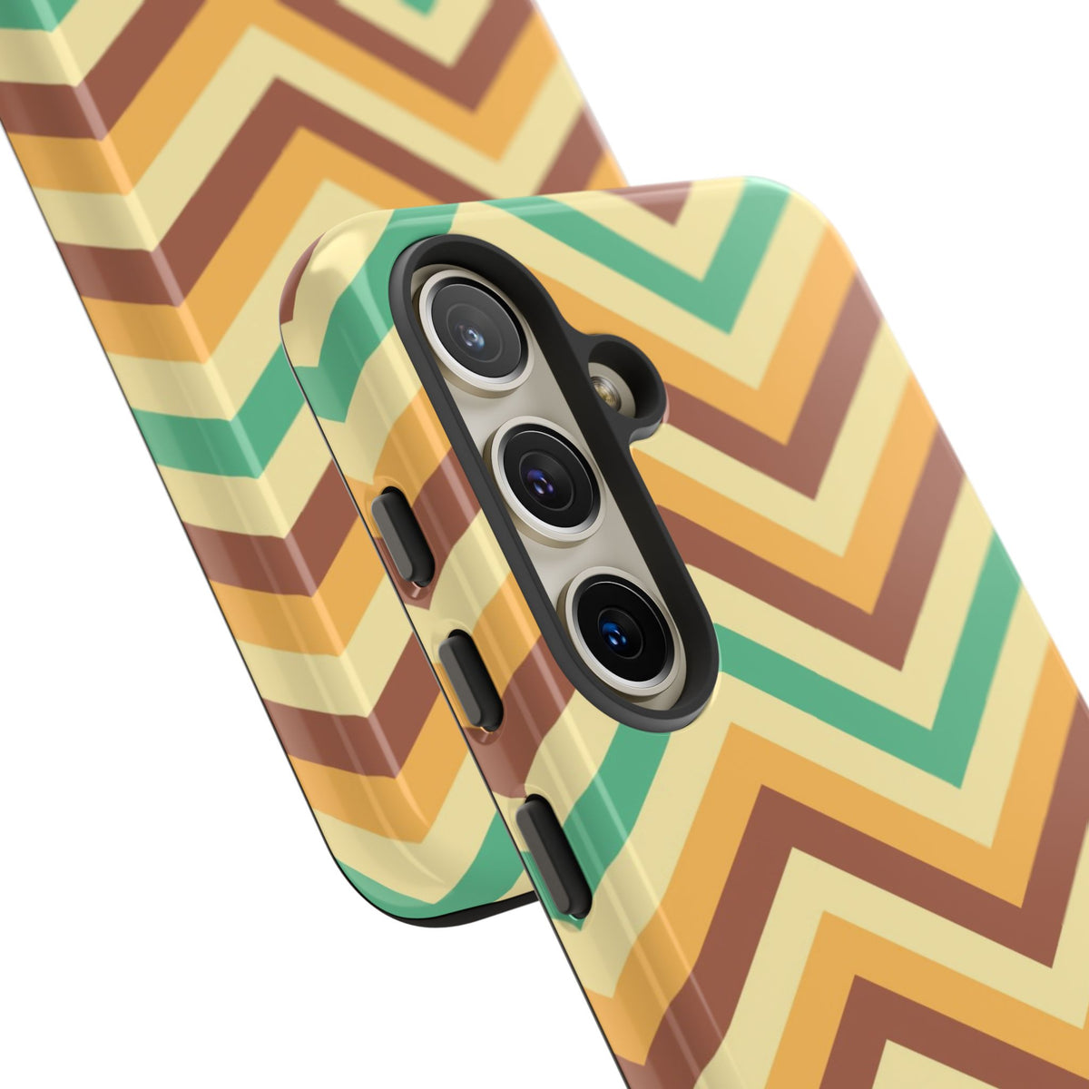 Zig Zags - Brown/Green