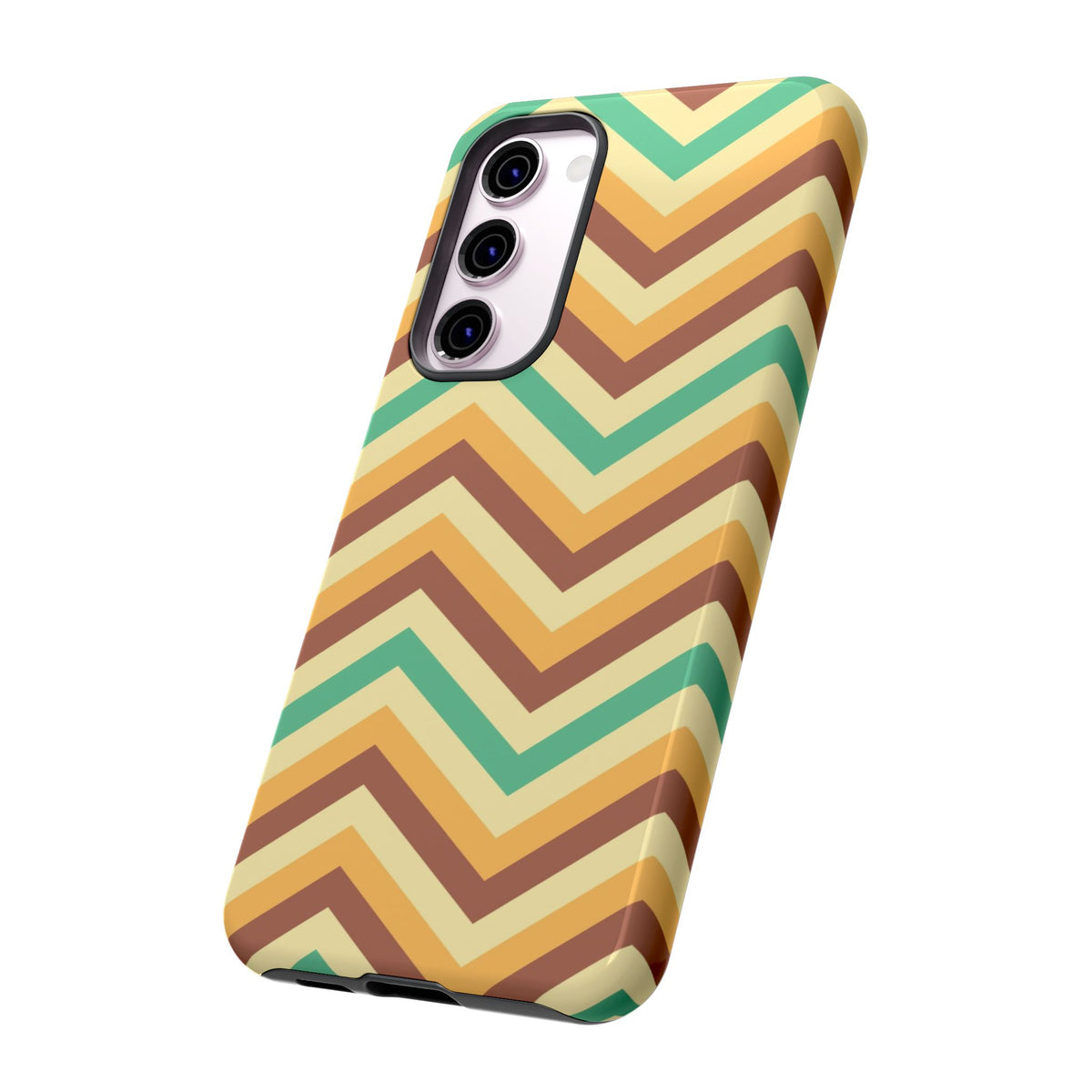 Zig Zags - Brown/Green