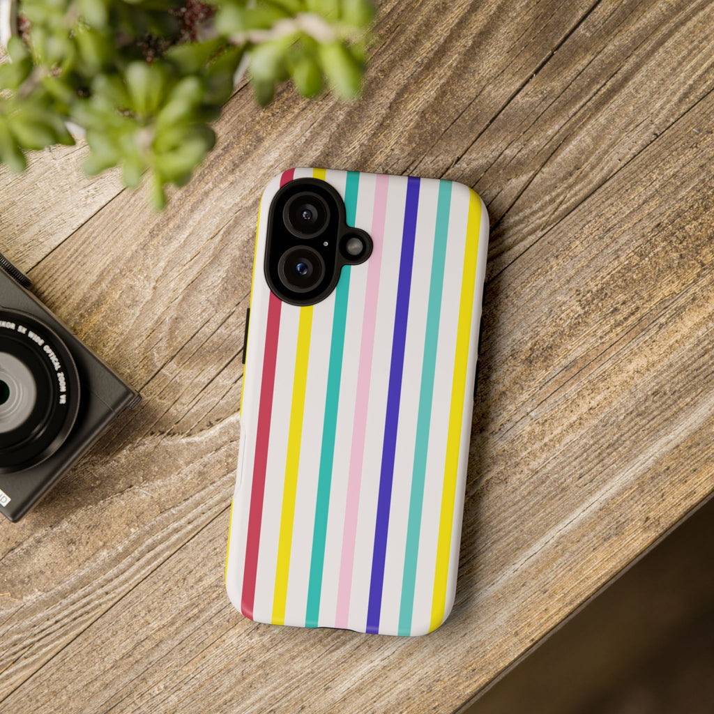 Candy Stripes - Pink/Red/Yellow/Blue