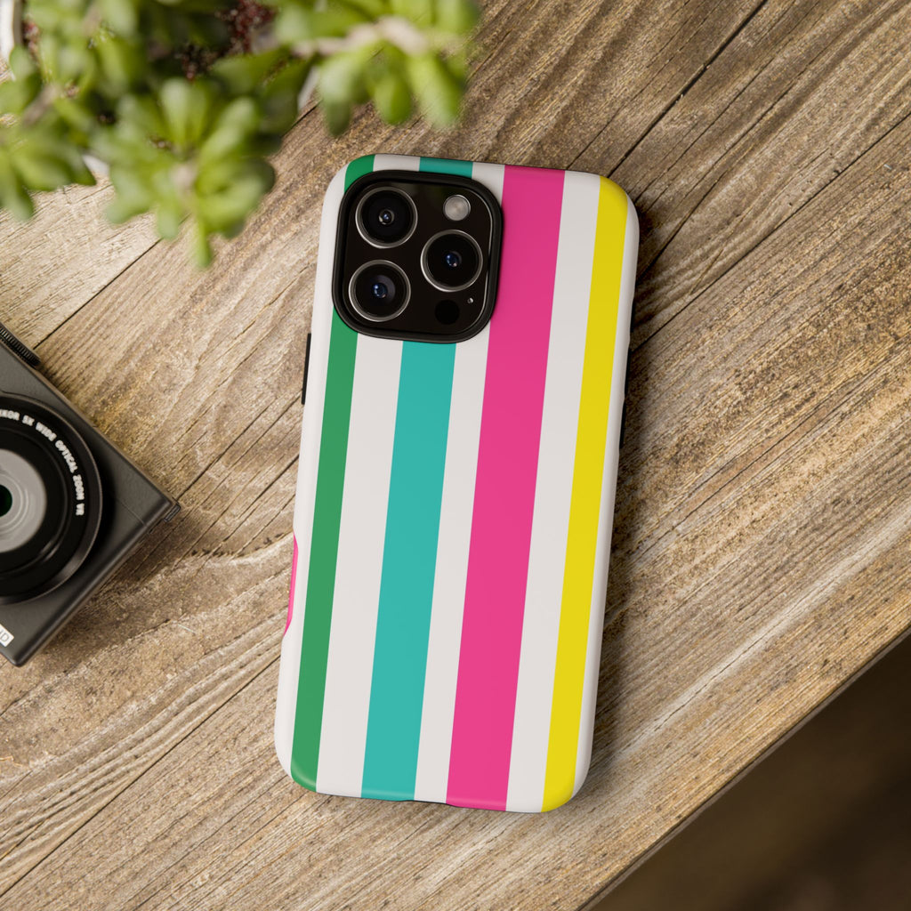 Candy Stripes - Pink/Yellow/Green