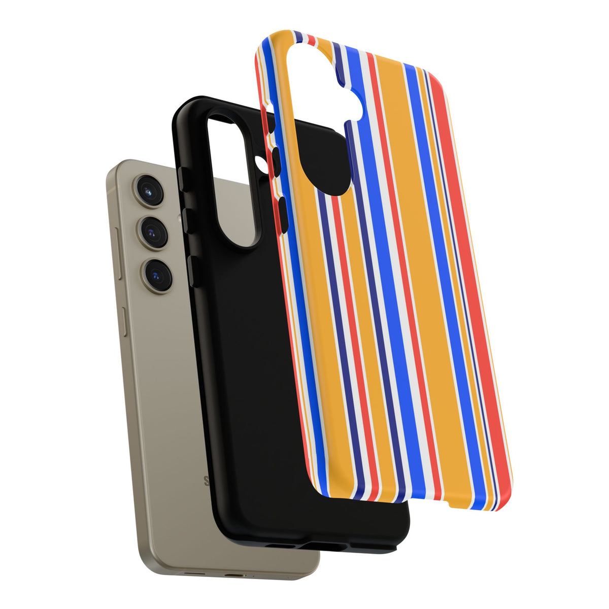 Candy Stripes - Yellow/Blue