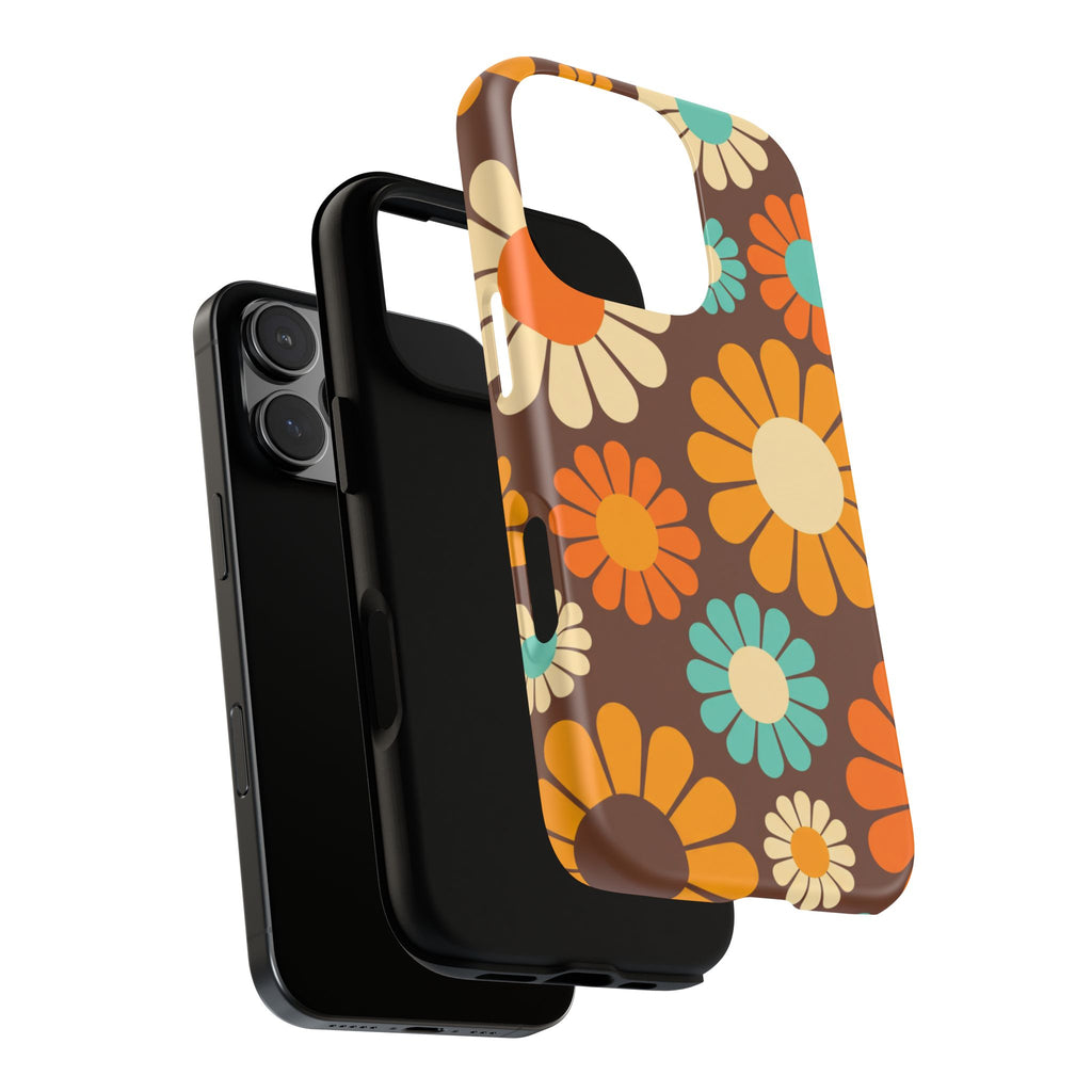 Flowers - Brown/Yellow