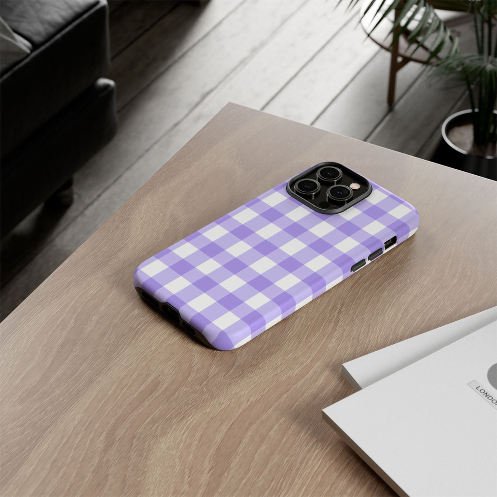 Checked - Lavender