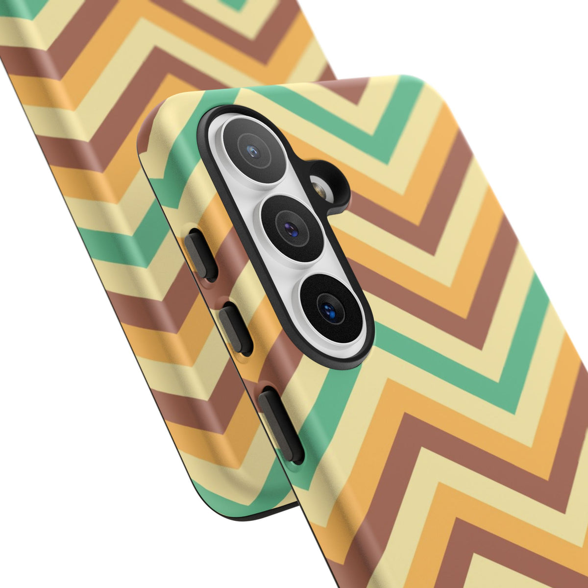 Zig Zags - Brown/Green