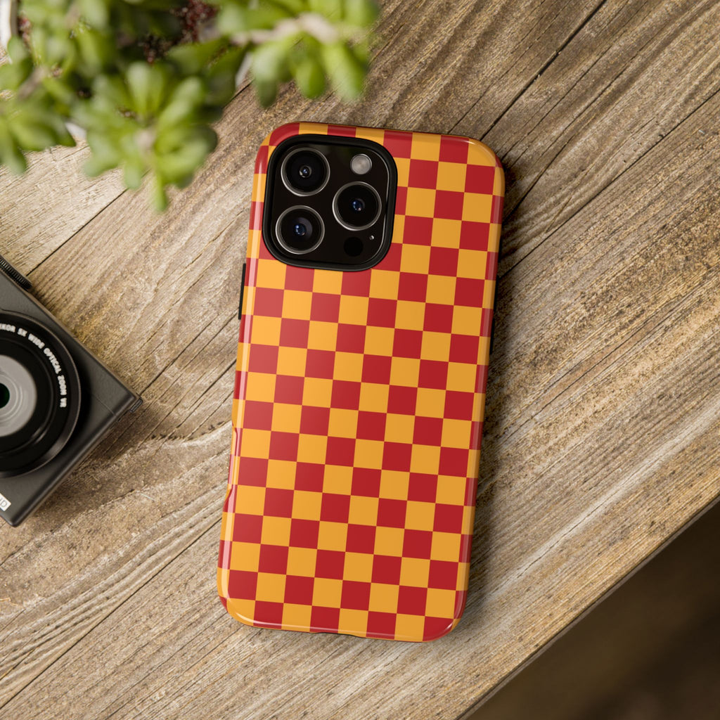 Checked - Red/Yellow