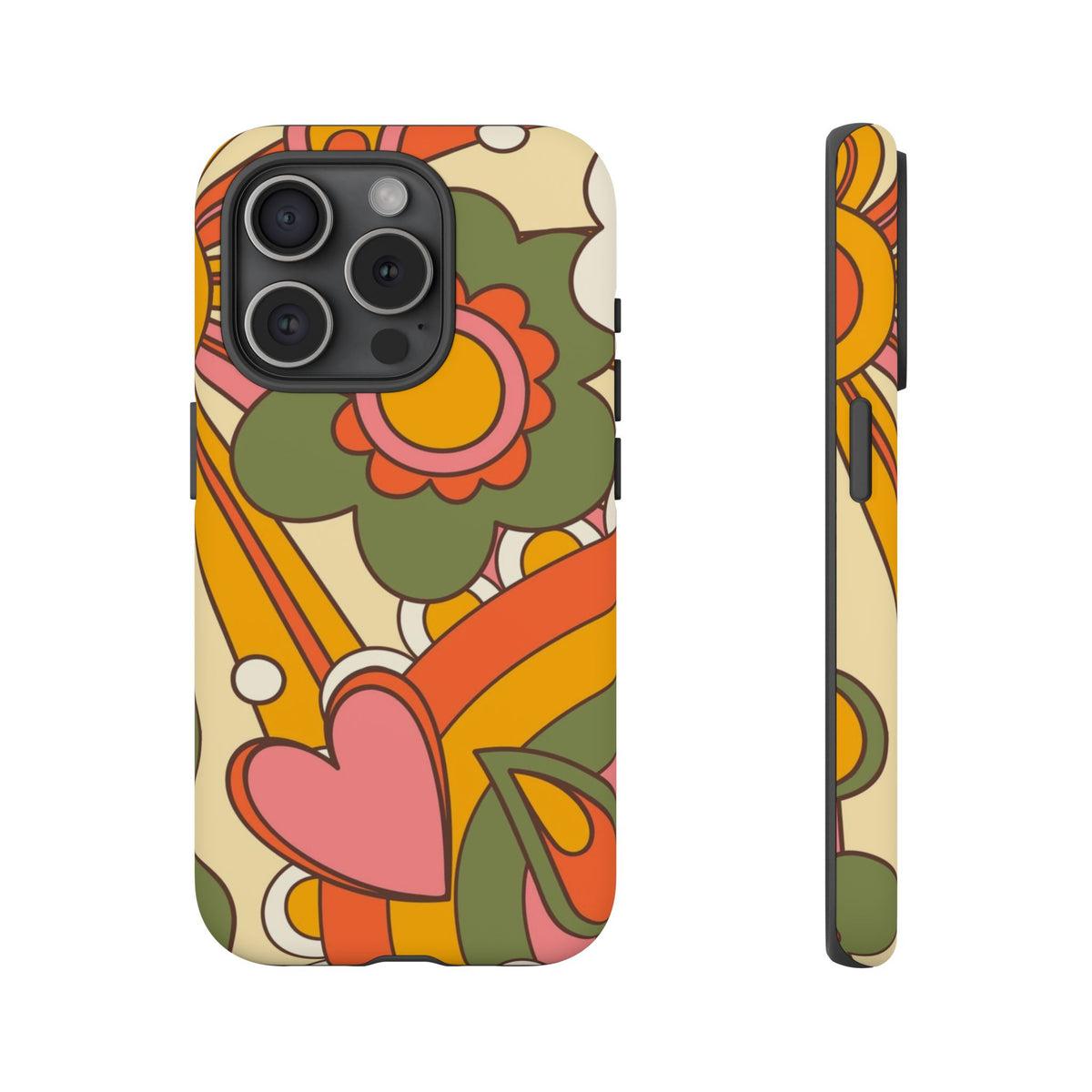 60's Wallpaper - Pink/Green