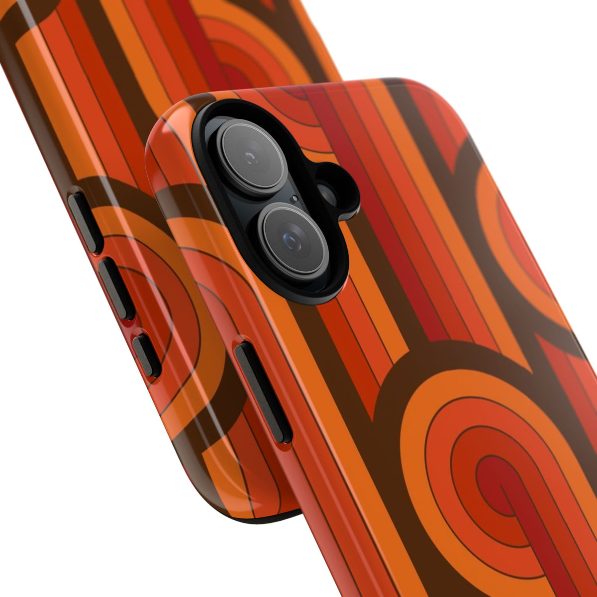 60's Wallpaper - Orange/Brown