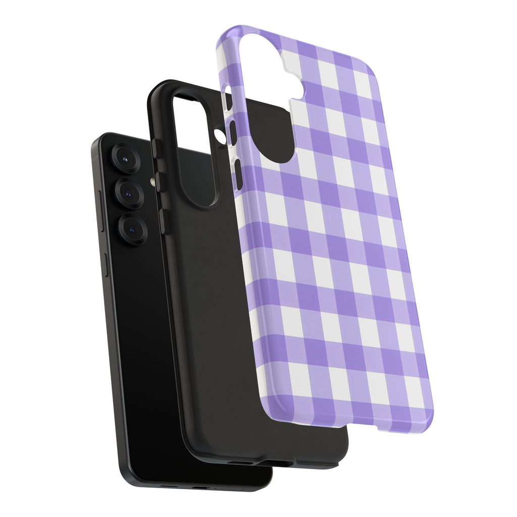 Checked - Lavender