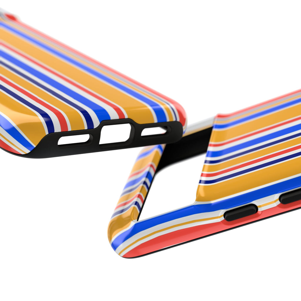 Candy Stripes - Yellow/Blue