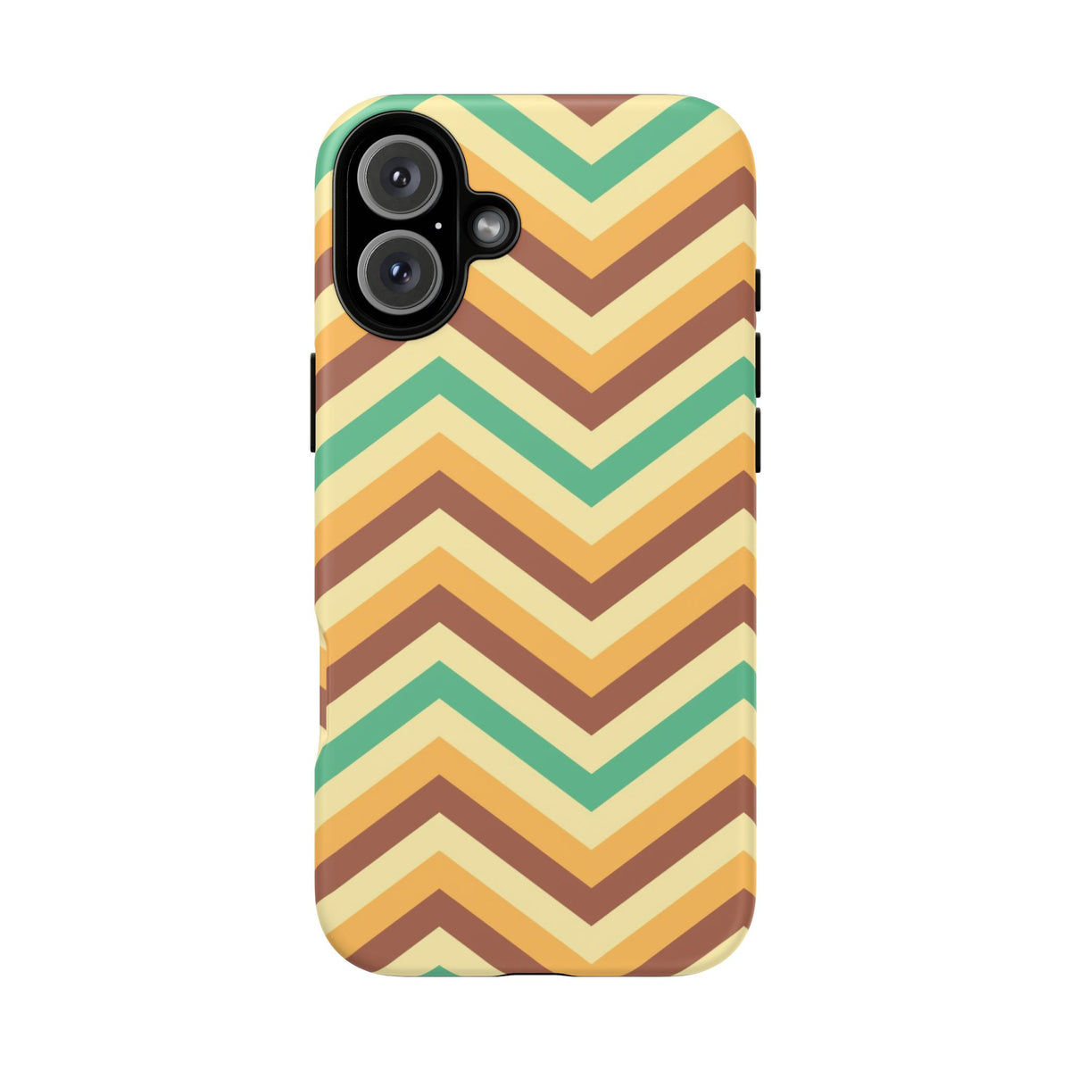 Zig Zags - Brown/Green