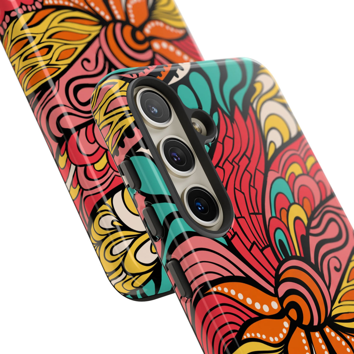 Abstract - Orange/Blue/Pink