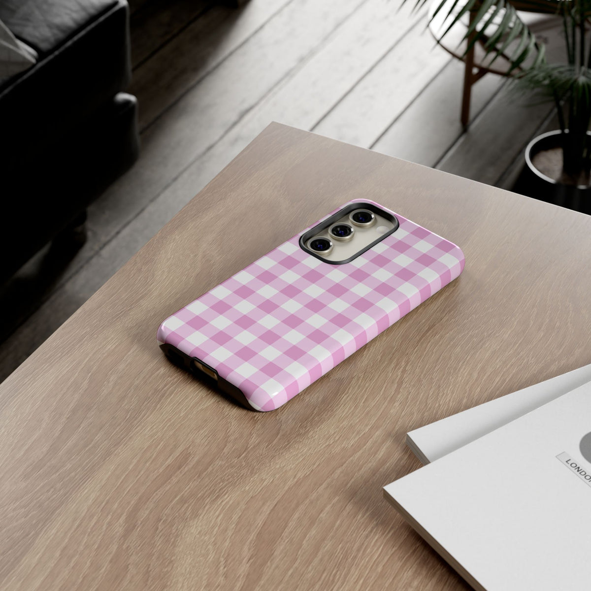Checked - Pink