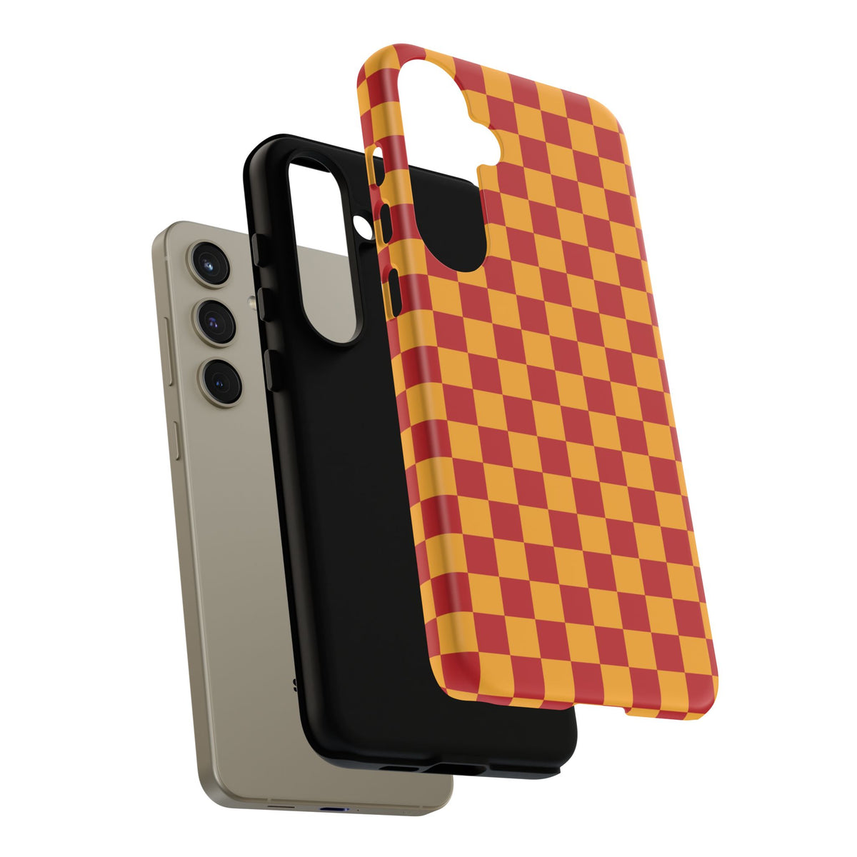 Checked - Red/Yellow