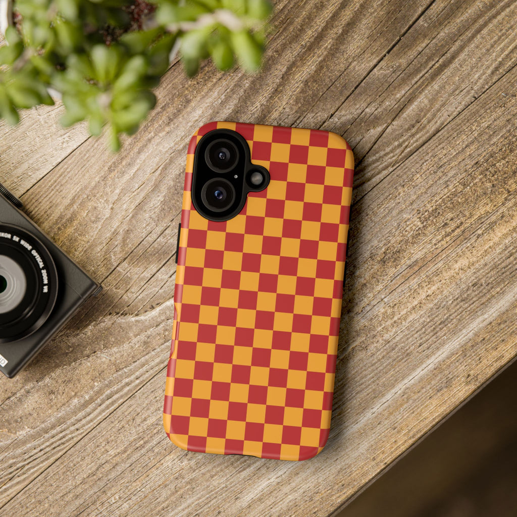 Checked - Red/Yellow