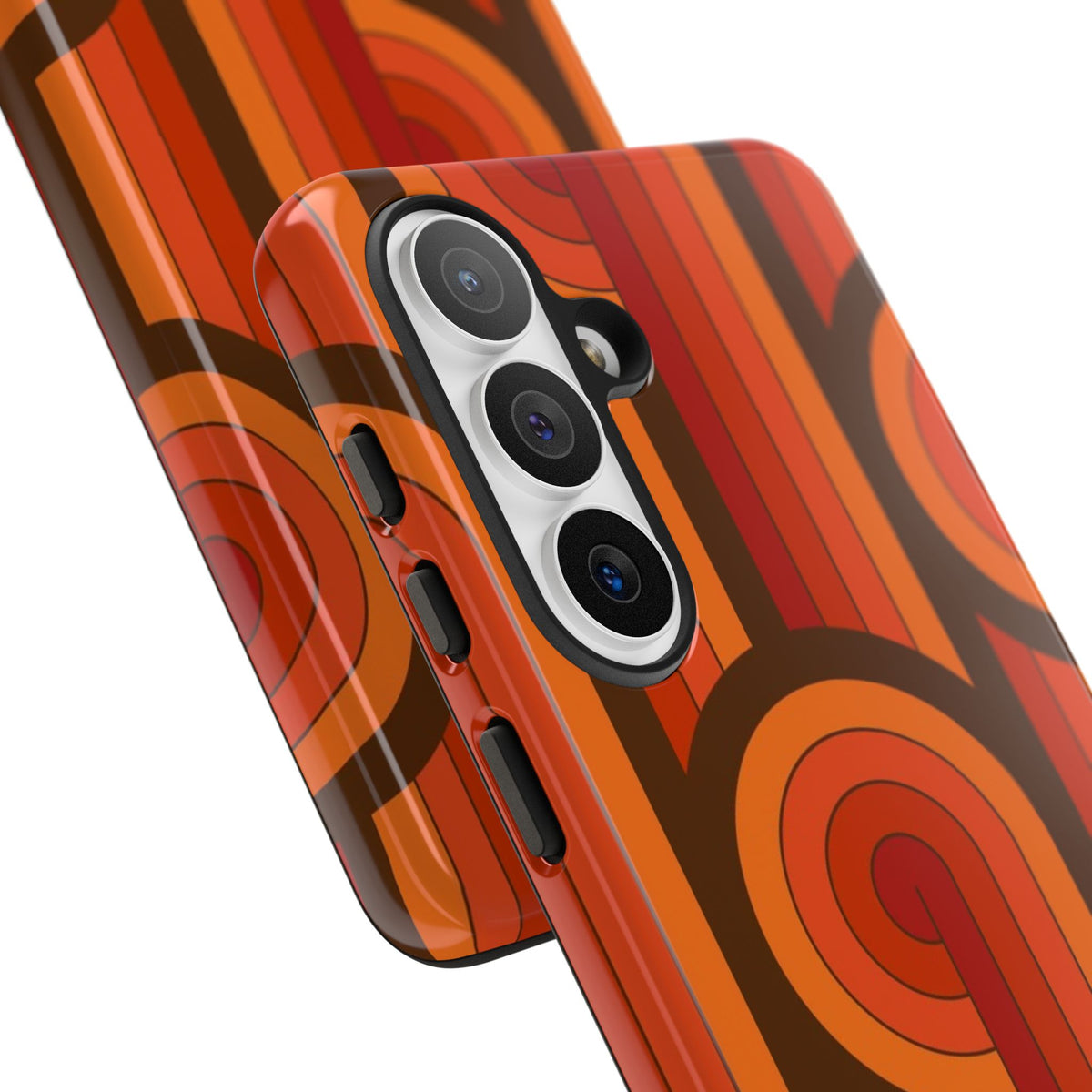 60's Wallpaper - Orange/Brown