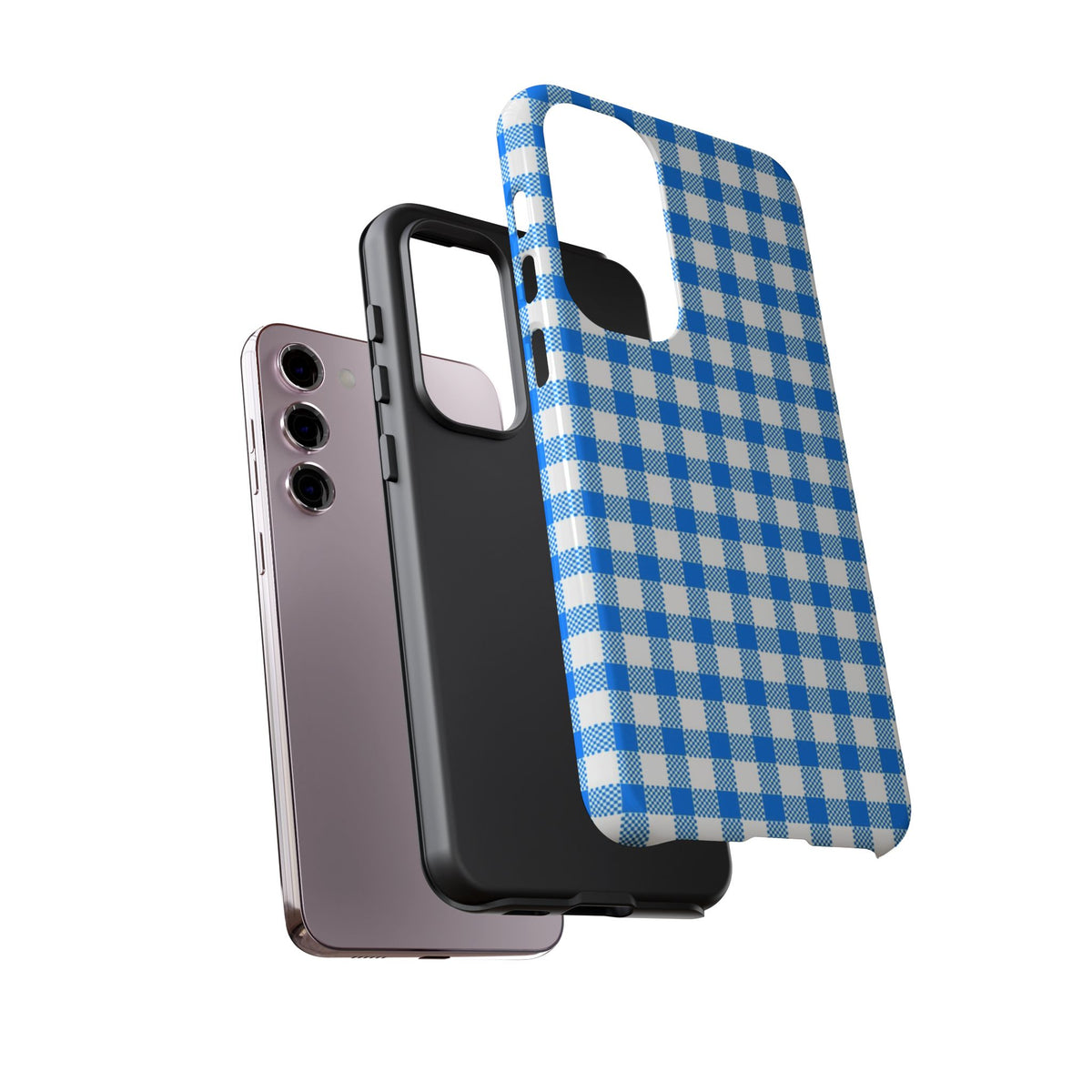 Checked - Blue