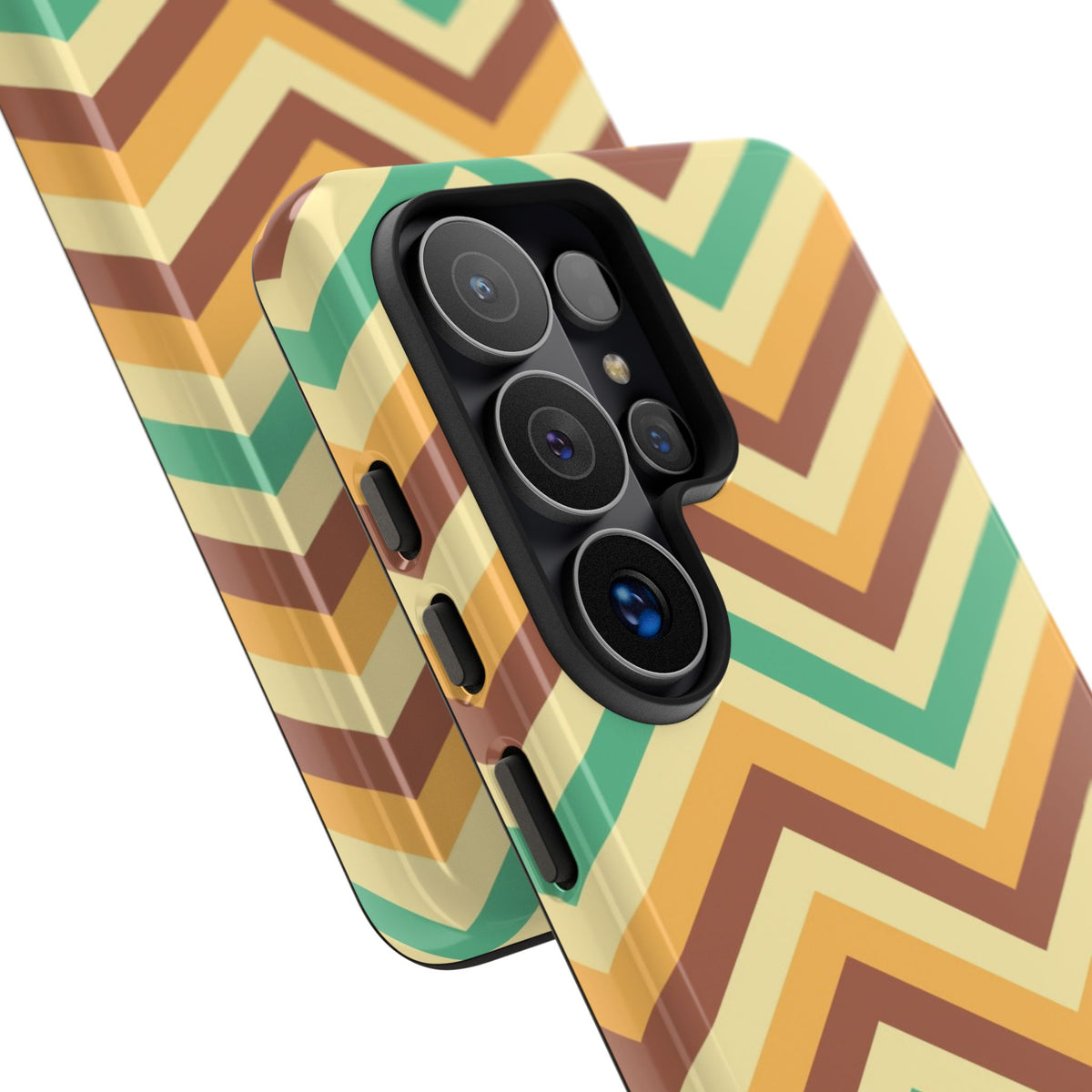 Zig Zags - Brown/Green