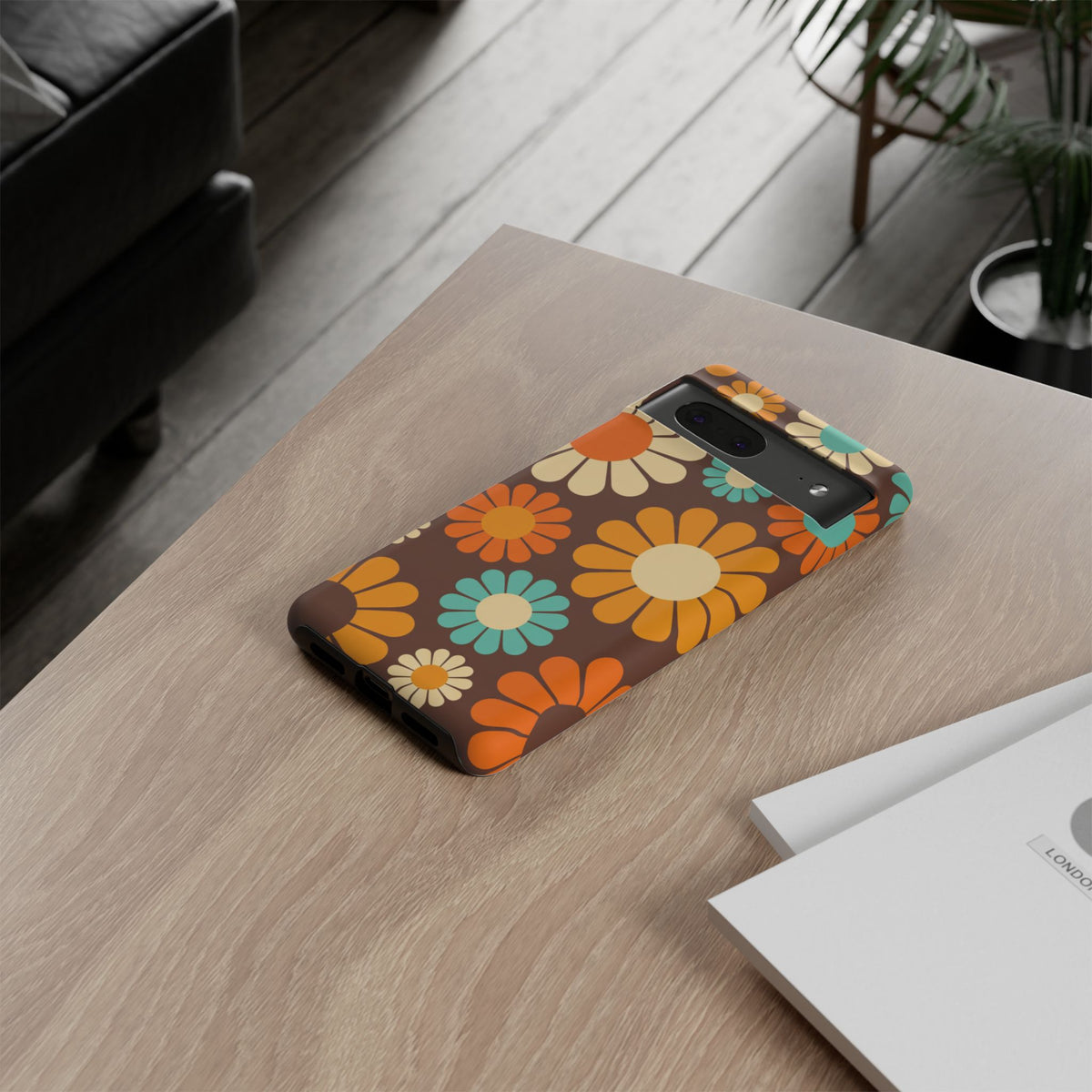 Flowers - Brown/Yellow