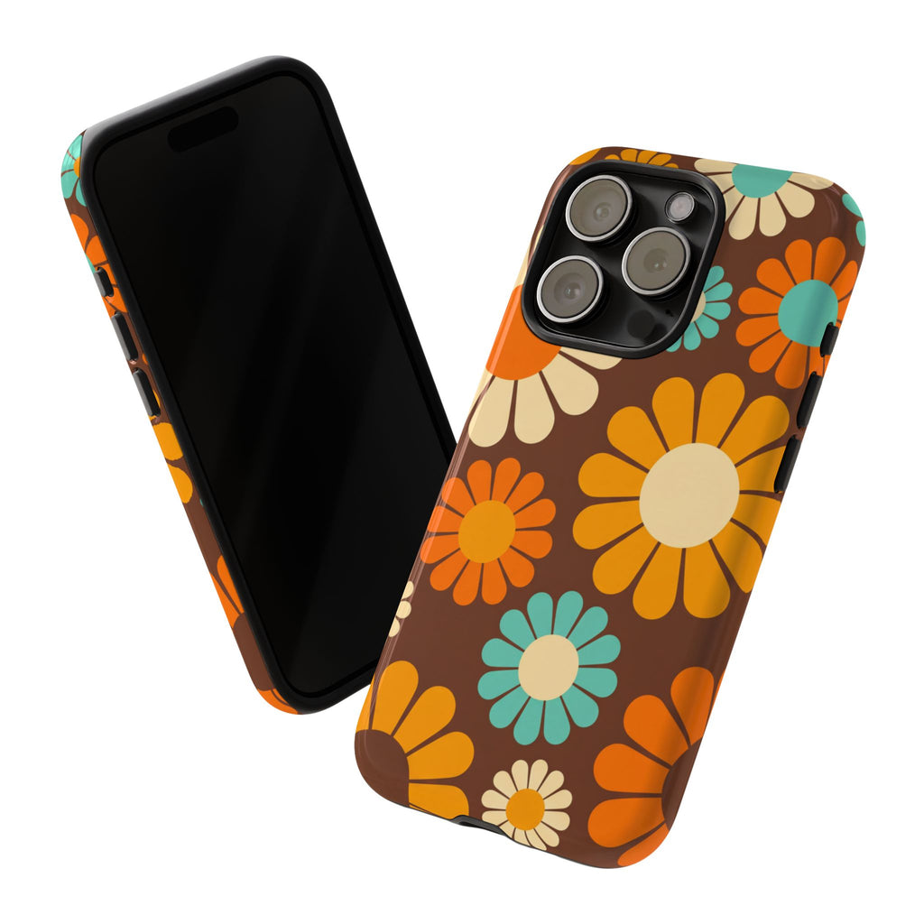Flowers - Brown/Yellow