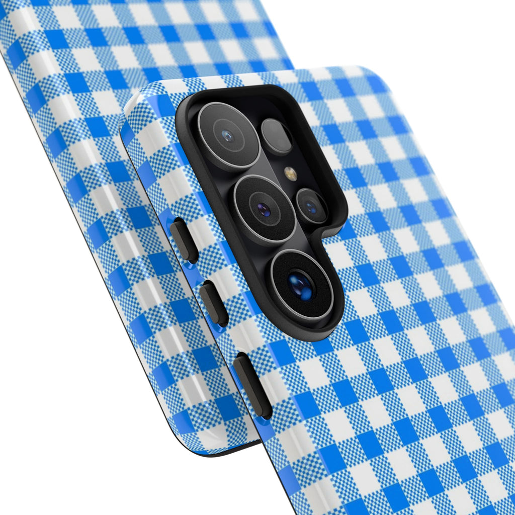 Checked - Blue